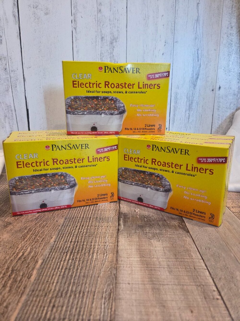 PanSaver Clear Electric Roaster Liners ~ 7 Boxes